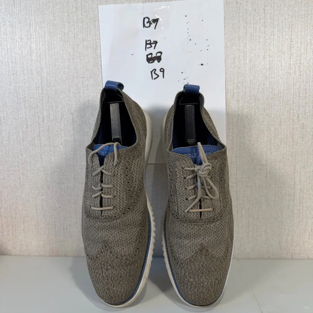 Cole Haan Men's 2 Zerogrand C26927‎ Morel/White Stitchlite Wingtips Shoes Sz 11M